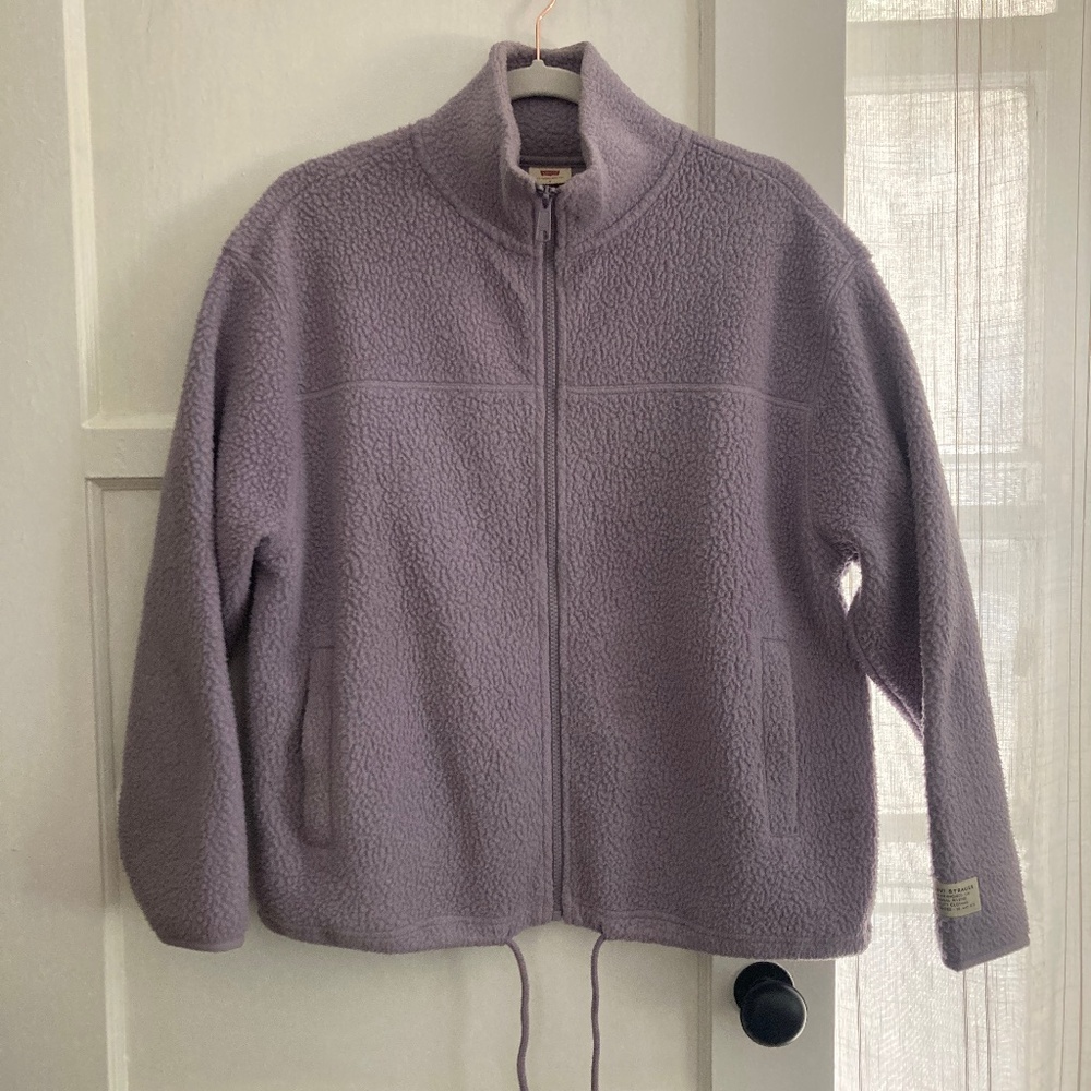Levi’s Allover Sherpa Zip-up Jacket